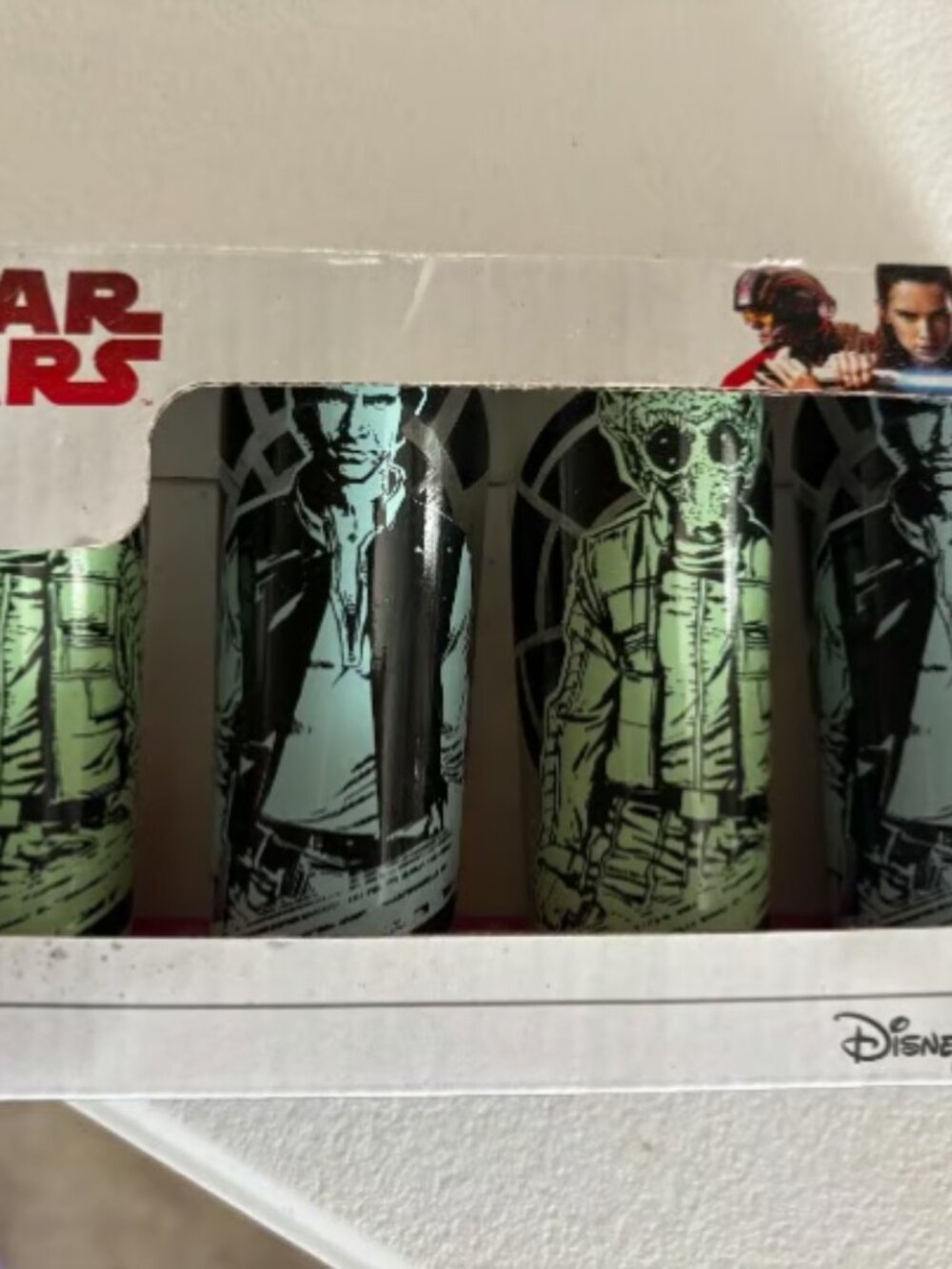 Star Wars Disney zak! Shot Glasses Set of 4